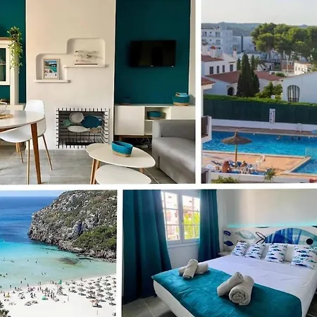 Casa Azul Soleada Calan Porter * Cala En Porter (Menorca)